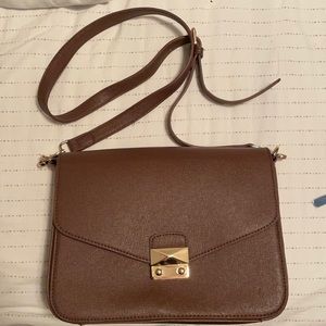 LAST DAY, CLOSET CLOSING!! Never used, brown crossbody purse